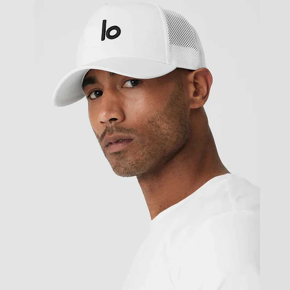 Ball Caps Lo District Truck Driver Hat Running Baseball Hat Unisex Breathable Gauss Baseball Hat Adjustable Size Outdoor Sports Toe Hat J240325