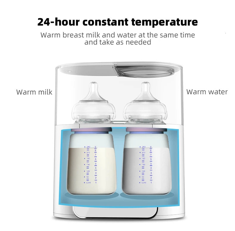 Baby Bottle Warmer Multi function Fast Accessories Food Heater Milk Steriliser with ACcurate Temperature Control 240322