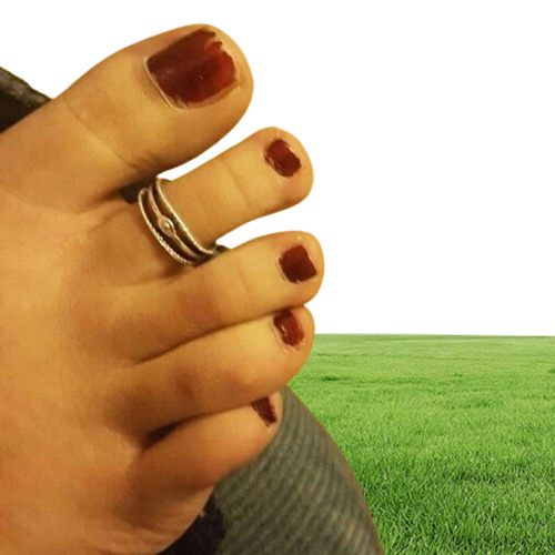 24pcsset Open Toe Rings Silver Plated Toe Rings Fashion Beach Jewelry Accessories Bohemia Style Feet Toe Rings