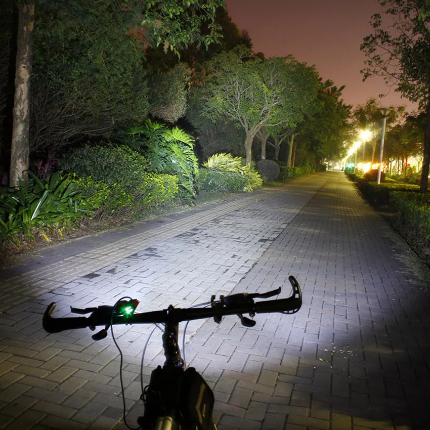 SolarStorm X2 Waterproof Bike Light 5000LM 2 X T6 LED Front Bicycle Headlight Dual Luz Lamps for Cycling Led bike 18650 Battery 240322