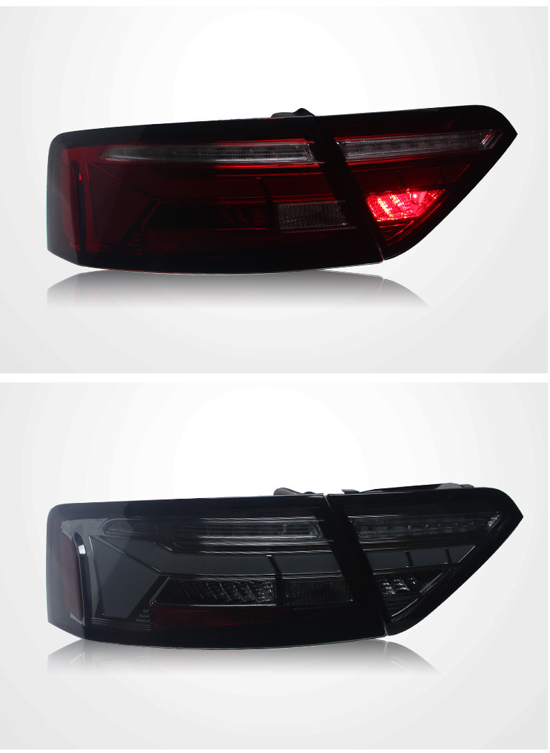 Car LED Rear Taillight For AUDI A5 2013-20 16 RS5 Upgrade LED Lamp Tail Light Signal Reversing Parking Lights