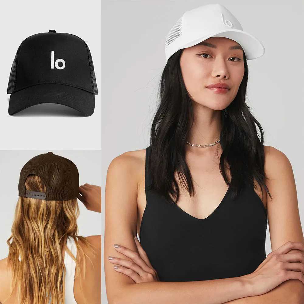 Ball Caps Lo District Truck Driver Hat Running Baseball Hat Unisex Breathable Gauss Baseball Hat Adjustable Size Outdoor Sports Toe Hat J240325
