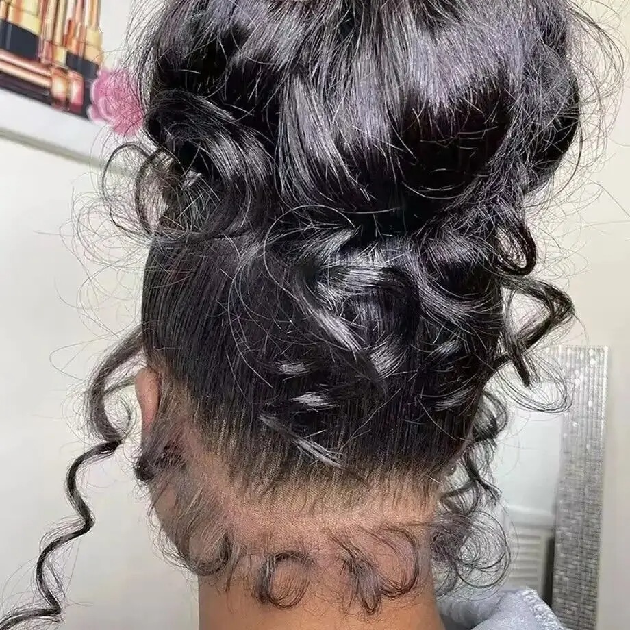 Body Wave 360 Full Human Pre Plucked 13X6 Hd Brazilian Hair Wigs For Women 13X4 Lace Frontal Wig