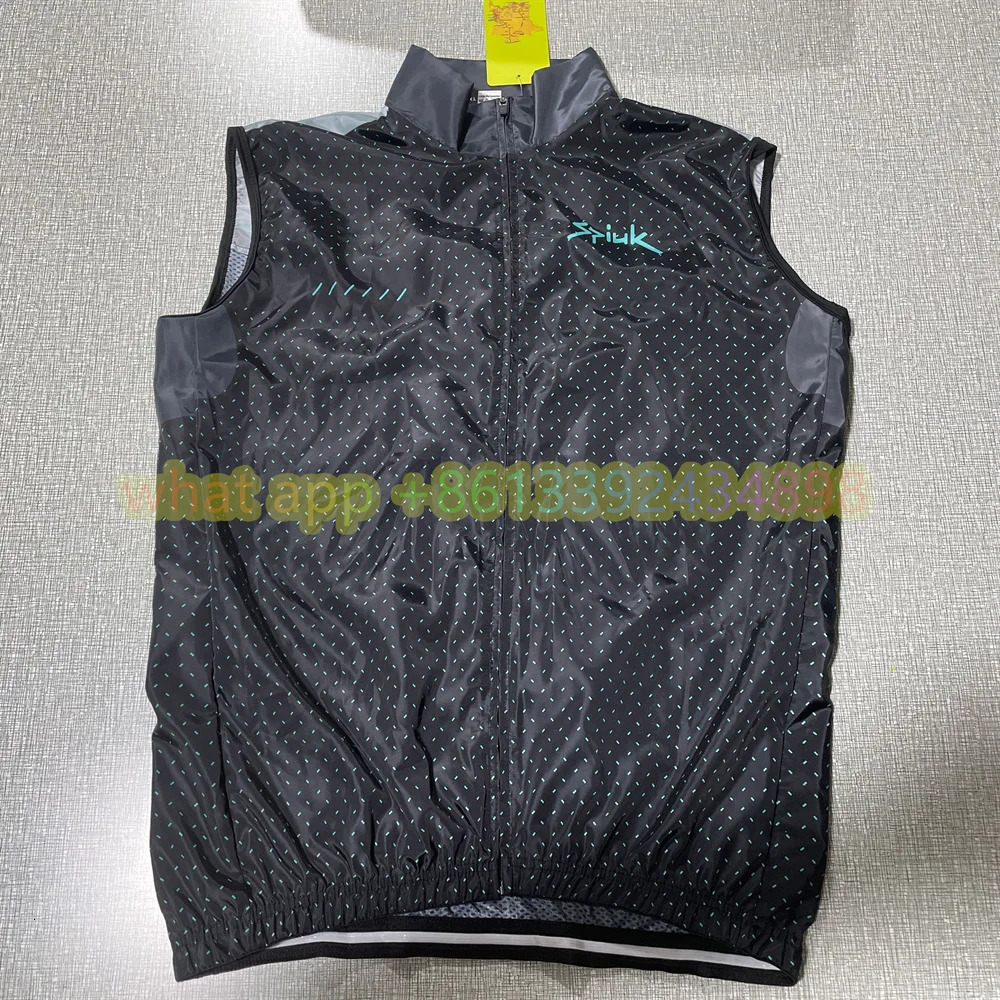 Spiukful summer vest top lightweight windproof cycling gilet men cycling windbreak vest MTB Sleeveless Multifunction wind vest 240323