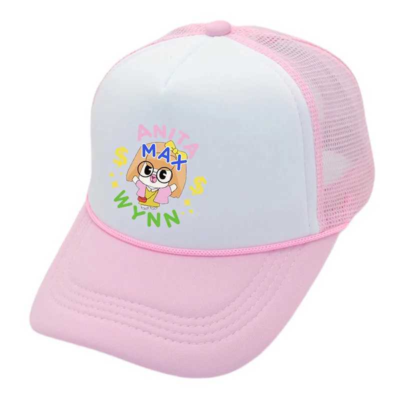 Ball Caps Anita Max Wynn foam Truck Driver Hat Mesh Snap Cap Adjustable Soft Fashion Cute Sunshine Beach Fisherman Hat Unisex Summer Hat J240325