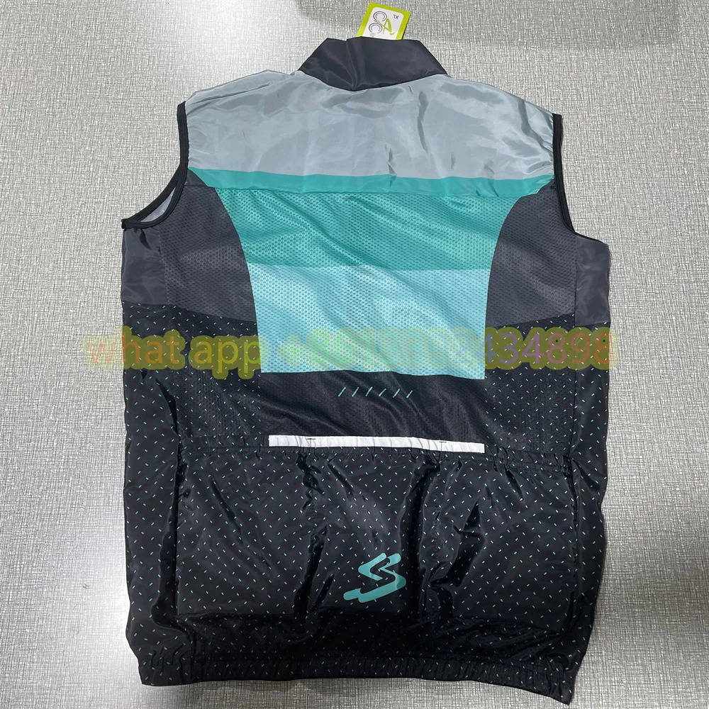 Spiukful summer vest top lightweight windproof cycling gilet men cycling windbreak vest MTB Sleeveless Multifunction wind vest 240323