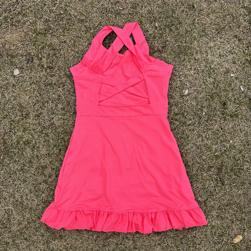 Uu-L2164 Yoga Dresses Girls Gym Clothes Skirts For Kids Active Workout Sports Tennis Dreess