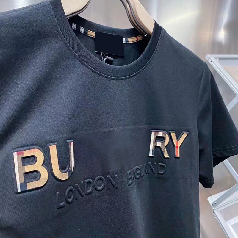 Designer Classic Mens T-shirt 3D Letters Europe an and American popularity Monogrammed Male Fem ale Shirts Cotton Casual