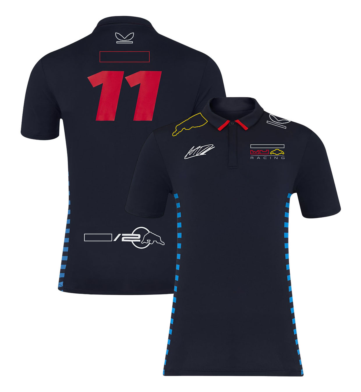 2024 F1 Team Formula Racing 1 and 11 Driver Fans Polo Shirts T-shirt New Season Race Sports Men Women T-Shirt Jersey free shipping