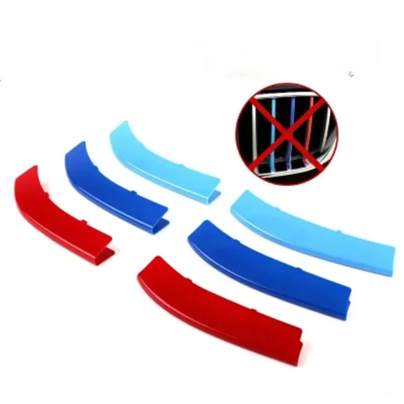 3pcs/lot Network Decor Trims Grill for E46 F30 E90 3 Series Car Style Grille Sticker Accessories