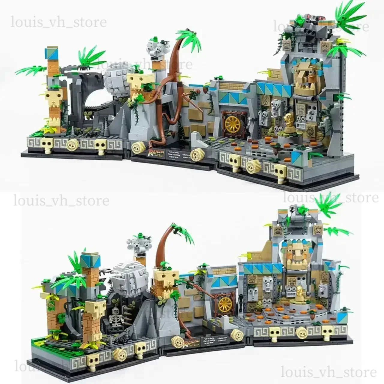 Blocks Blocks spots 2023 New 77015 Temple Of The Classic Building Block Kit Children Educational Toy Birthday Gifts T240325 Y2411124K4H S2412192