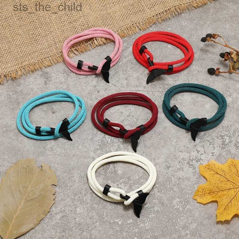 Chain Multi layer Milan Rope Viking Bracelet Charming Whale Tail Bracelet Mens Bracelet Jewelry Beach Bracelet Chain JewelryC24326
