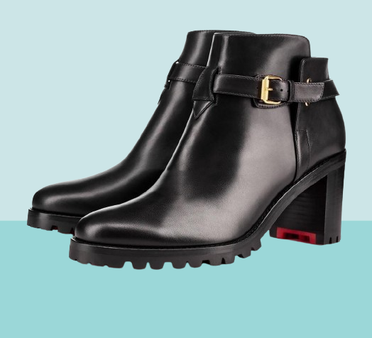 Fashion Women Red s Boots Black Genuine Leather Communa Ankle Boot For Woman Flat Party Dress Winter Luxe Designs Shoes Size