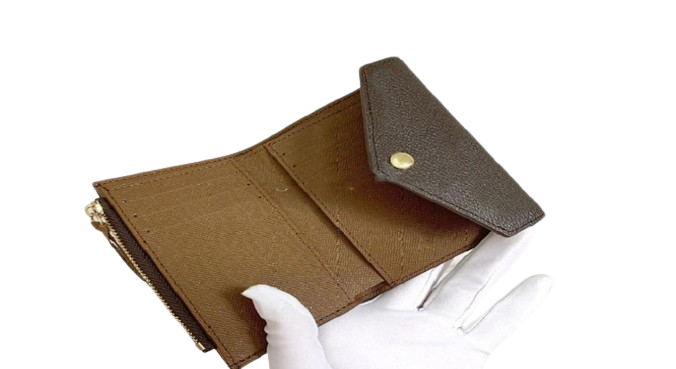 Genuine Leather Luxurys Designers women Wallet Purse Original High Quality Fashion man Short Victorine Wallets Classic Zipper Pock