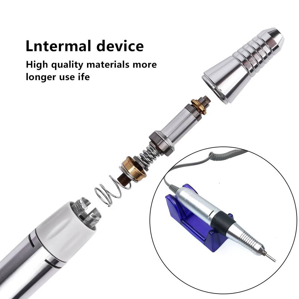 LINMANDA Adjustable 35000RPM Electric Nail Drill Machine Sanding Cutter Pedicure Manicure Drill Set Nail Polishing Equipment 240321
