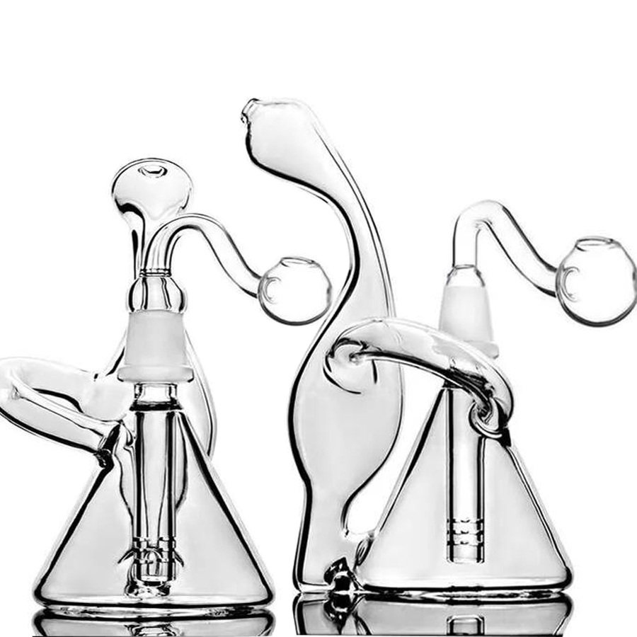 Beaker Glass Bong water pipes HookahsWater Bongs Concentrate Oil rigs Dabber Bubber With 14mm beaker