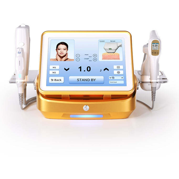 5 in 1 Hifu Ultrasonic One Press 12lines 8D Hifu Machine Smas Painless 4d 7d Wrinkle Removal Anti-aging Cartridge For Full Body