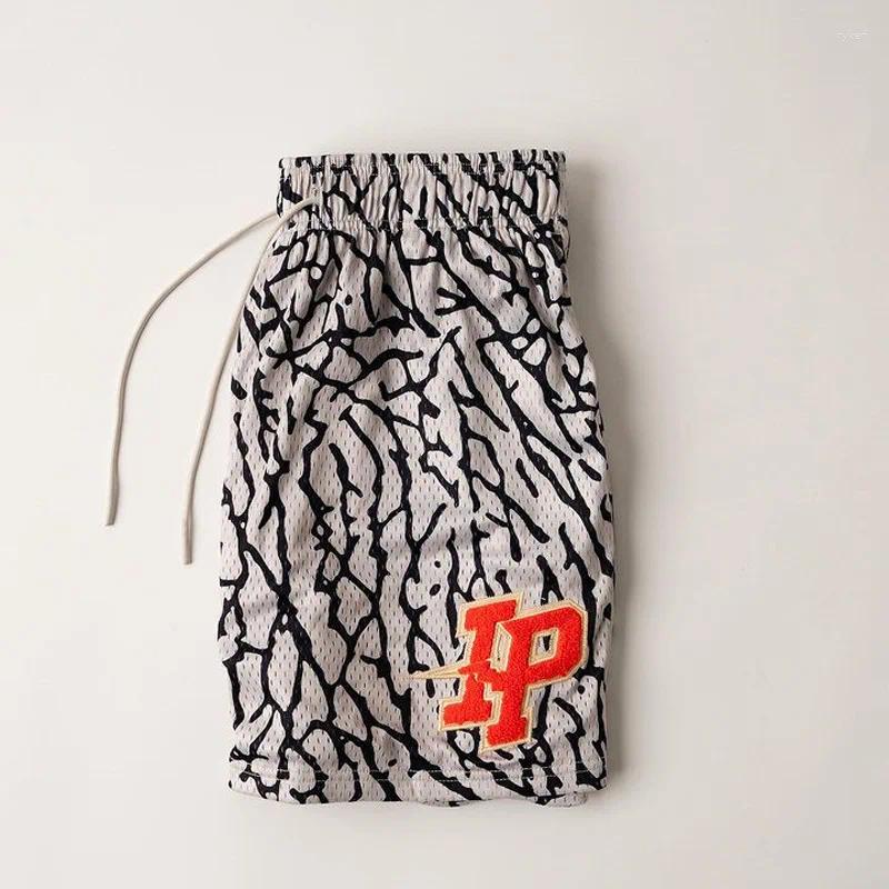 Men's Shorts 2024 And Women's Basketball Training With Double Layer Mesh Embroidery Style