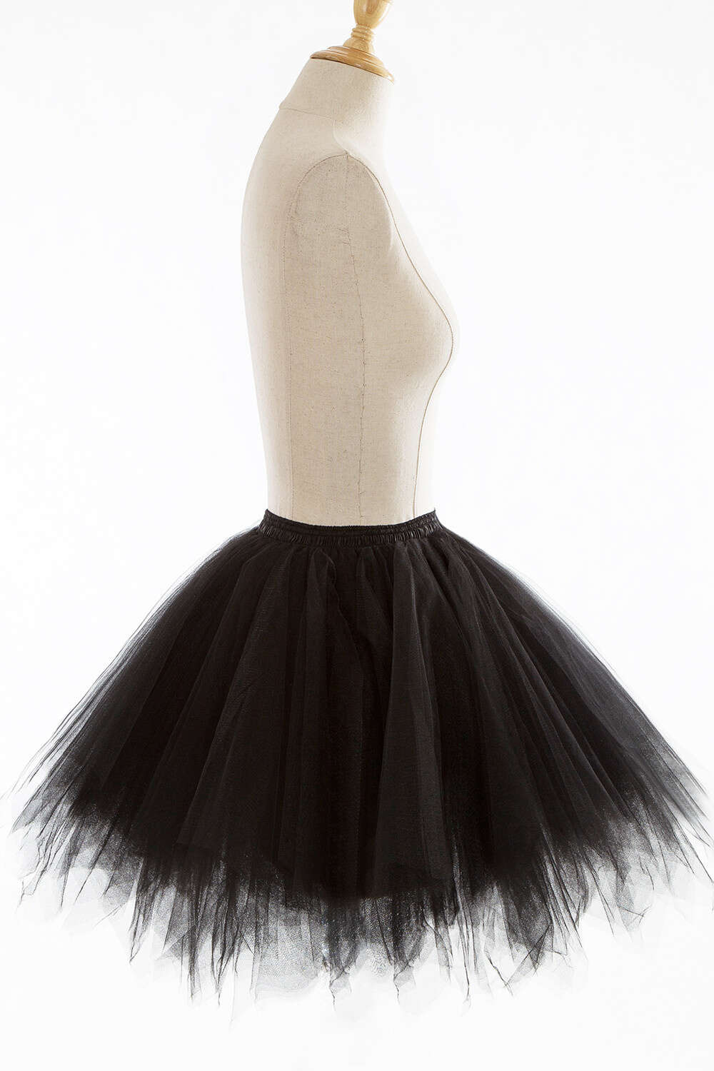 15 Colors Mini Tutu Gothic Skirts Ballet Underskirts 5 Layers Rockabilly Tulle Skirt For Costume Cosplay Christmas Halloween