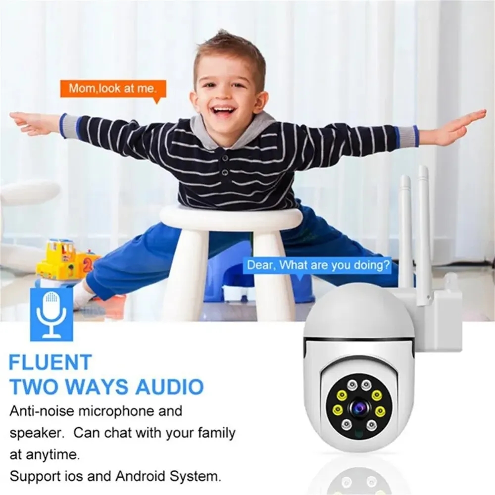 5G WiFi Surveillance 5MP IP Camera IR Full Color Night Vision Security Protection Motion CCTV Outdoor Waterproof Cameras Indoor Monitoring
