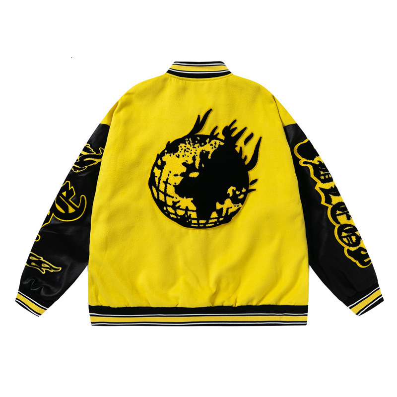 Men's Jackets Hip Hop Baseball Jacket Men Anime Catroon Embroidery Japanese Streetwear College Varsity Harajuku Bomber Fashion Biker Coat 230809