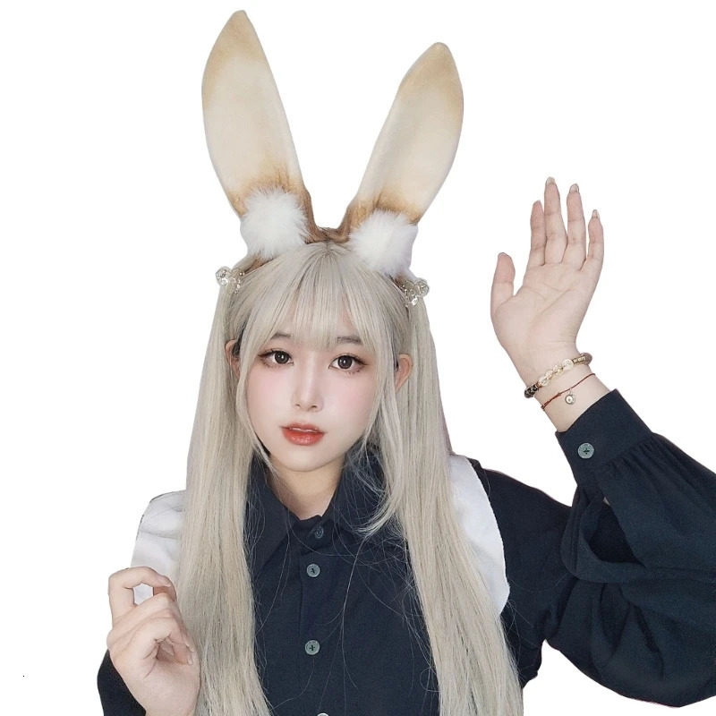 Furry Easter Hairband Anime Maid Headband Girl Hairhoop Props Dropship 240313