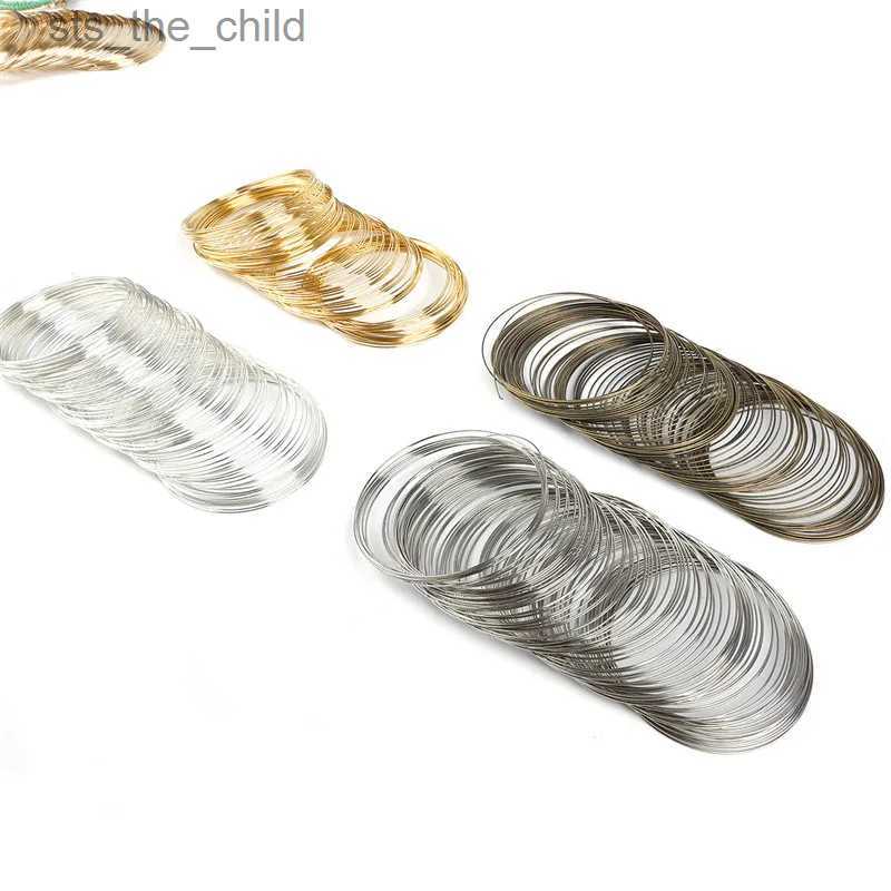 Bangle 100 Ring 0.6mm Steel Memory Bead Wire Bracelet Assembly for DIY Bracelet Making and Jewelry Making DiscoveryC24326