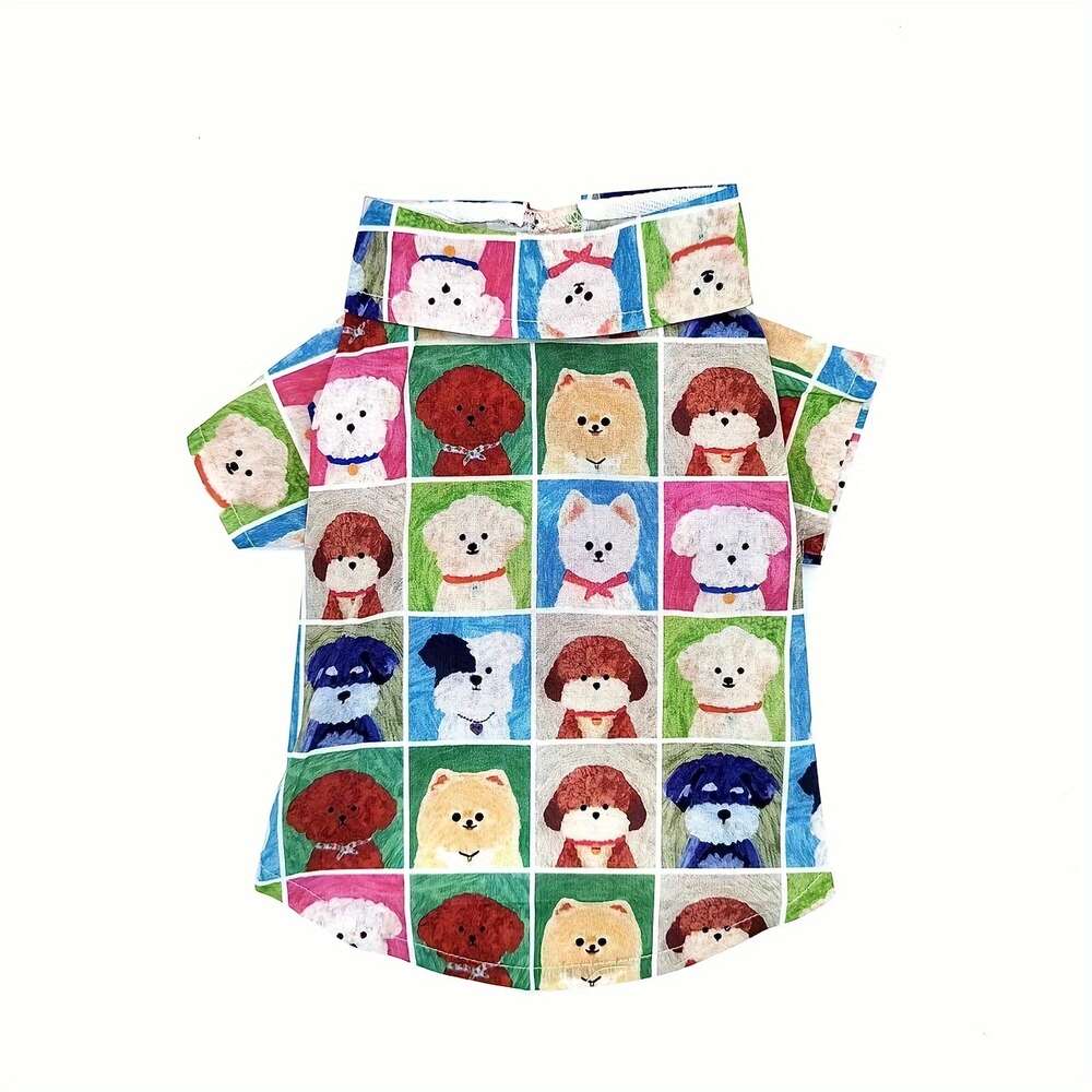 printed fashion shirt spring summer dog shirt