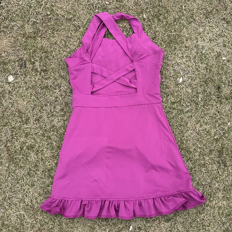 Uu-L2164 Yoga Dresses Girls Gym Clothes Skirts For Kids Active Workout Sports Tennis Dreess