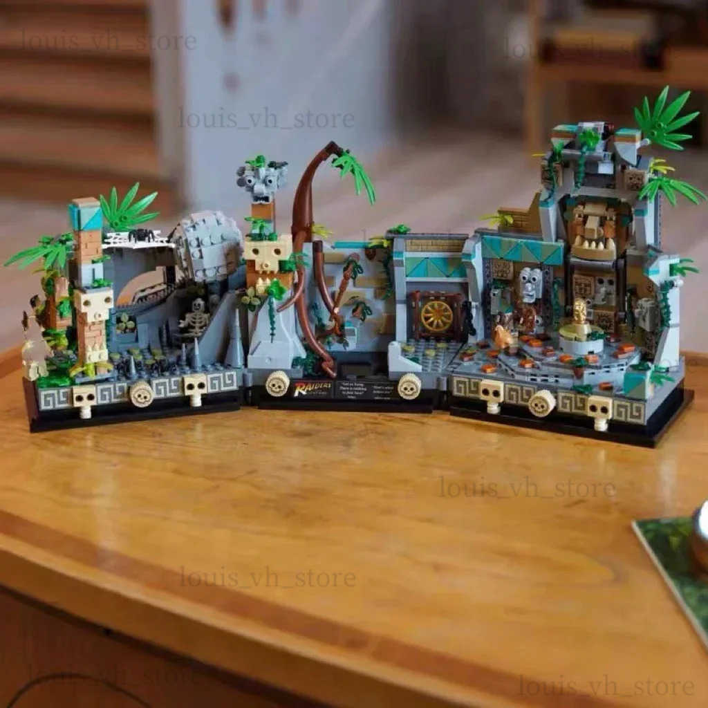 Blocks Blocks spots 2023 New 77015 Temple Of The Classic Building Block Kit Children Educational Toy Birthday Gifts T240325 Y2411124K4H S2412192