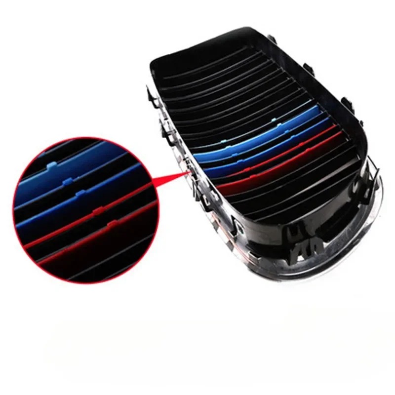 3pcs/lot Network Decor Trims Grill for E46 F30 E90 3 Series Car Style Grille Sticker Accessories