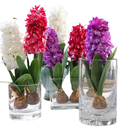 1 PCS Artificial Flower Hyacinth with Bulbs Home Table Bonsai Potted Home Garden Office Decoration Wedding Christmas Decoration4414039