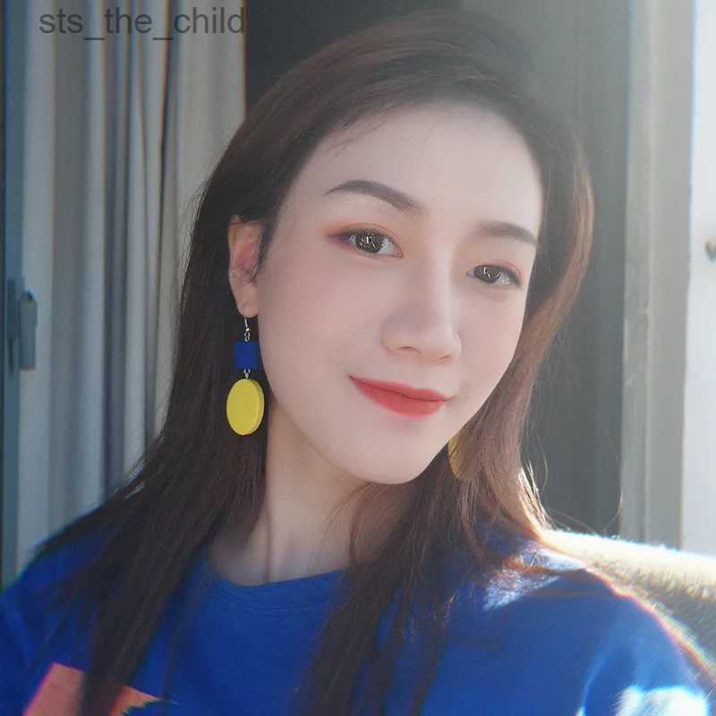 Dangle Chandelier Yellow Comes Summer Beach Sweet Lemon Yellow Earrings Collection Hyuna Style Cute Flower Study Earrings Korea Simple VersatileC24326