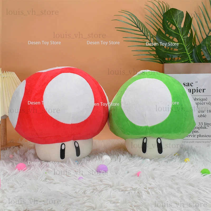 Plush Dolls Anime Bros Plush Toys Green Yoshi Monty Mole Ken Carson Goomba Mushroom Penguin King Stuffed Toys Doll Plushie Gifts T240325