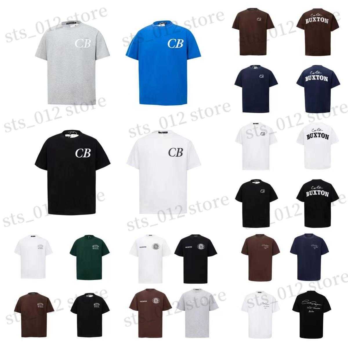 Mens TShirts Cole Buxton Designer t Shirts Mens TShirts Summer Spring Loose Green Gray White Black T Shirt Men Women High Quality Classic Slogan Print Top Tee With Tag T