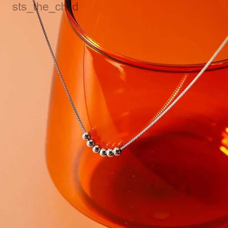 Anklets New Fashion 925 Pure Silver Bead Ankle Bracelet Womens Ankle BraceletC24326