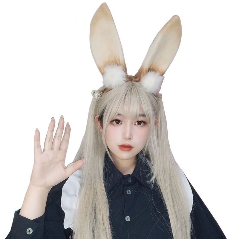 Furry Easter Hairband Anime Maid Headband Girl Hairhoop Props Dropship 240313