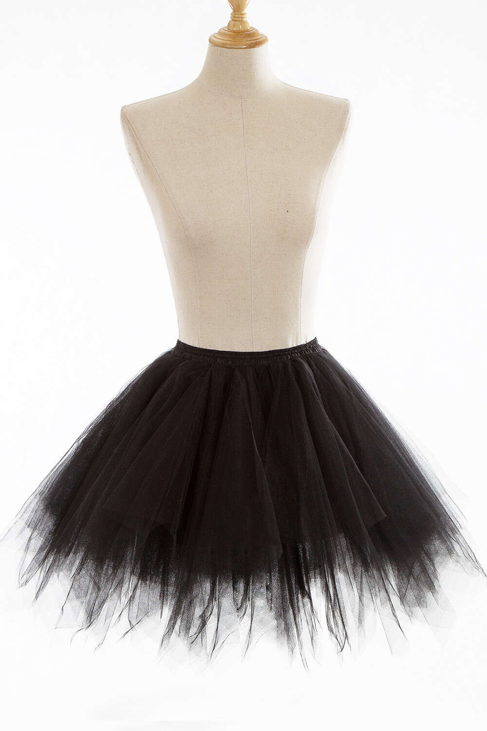 15 Colors Mini Tutu Gothic Skirts Ballet Underskirts 5 Layers Rockabilly Tulle Skirt For Costume Cosplay Christmas Halloween
