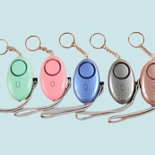 130db Egg Shape Self Defense Alarm Girl Women Security Protect Alert Personal Safety Scream Loud Keychain Alarms