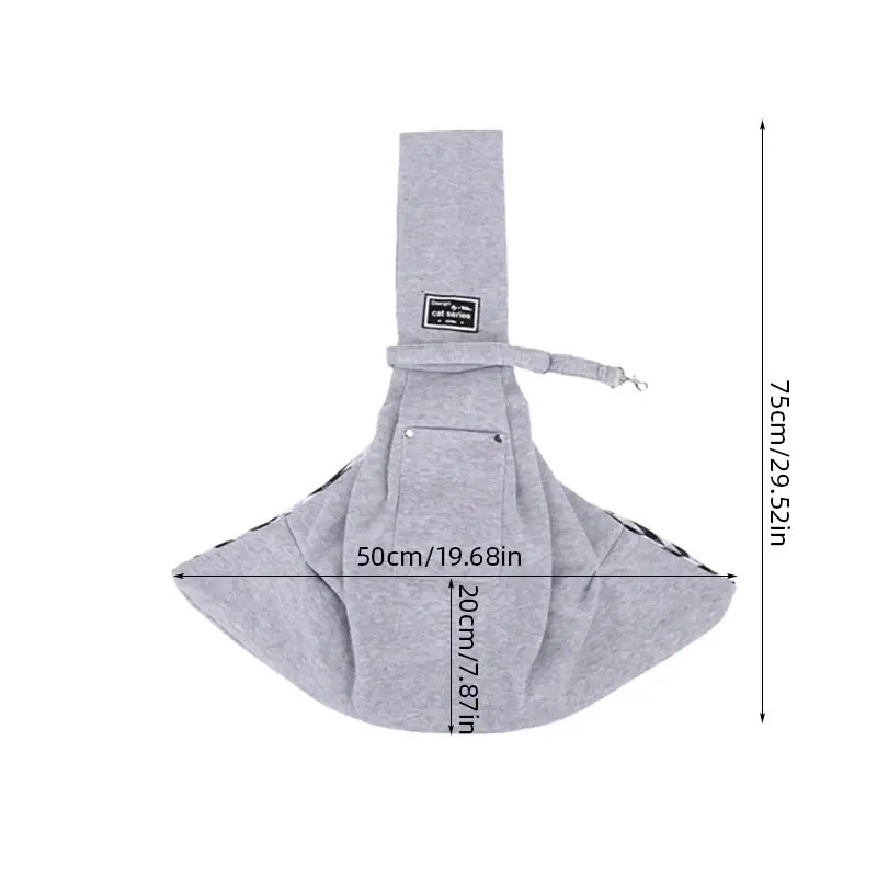 Dog Bag Pet Out Crossbody Shoulder Bag Outdoor Travel Portable Cat Puppy Sling Bag Cotton Comfortable Tote Pet Carrying Supplies 240318