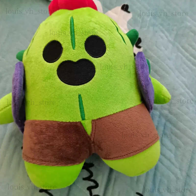 Plush Dolls Coc 25cm Plush Toy Supercell Leon Spike Cotton Pillow Dolls Game Characters Game Peripherals Gift For Children Clash Of Clans T240325