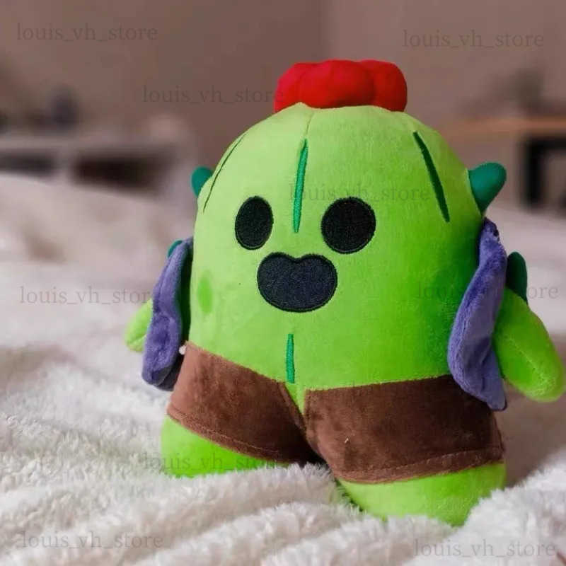 Plush Dolls Coc 25cm Plush Toy Supercell Leon Spike Cotton Pillow Dolls Game Characters Game Peripherals Gift For Children Clash Of Clans T240325