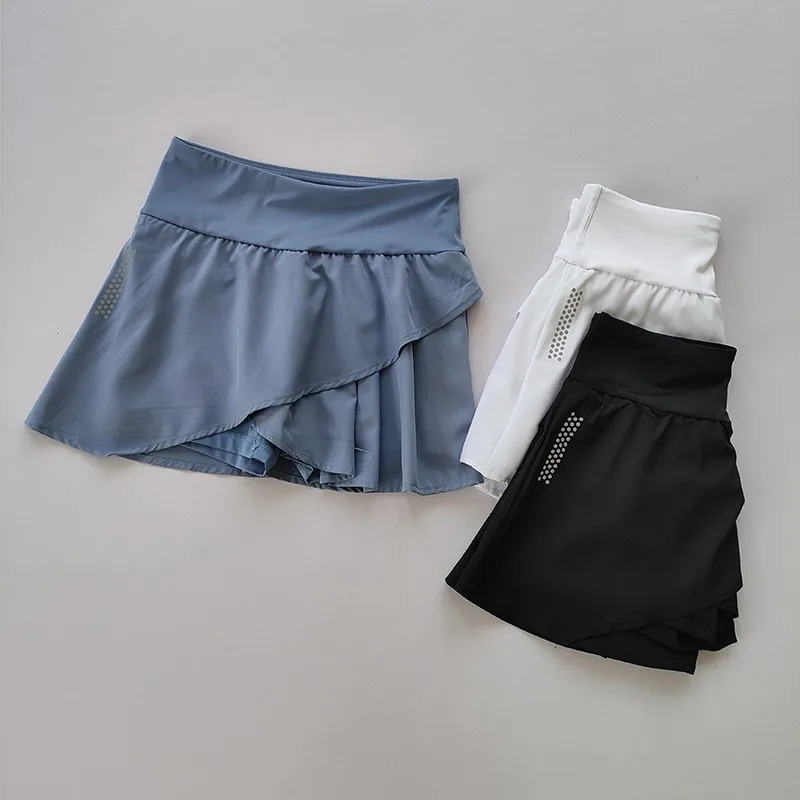 Sports Shorts Tennis Pant Skirt Girls Gym Short Dance Skirt Shorts High Waisted Quick Dry Running Short Sport Skort 240312