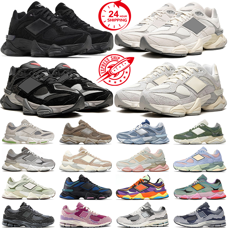 Designer 9060 2002r running shoes men women 9060s Triple Black Castlerock Grey Sea Salt White Bricks Wood Mushroom Driftwood mens trainers outdoor sneakers