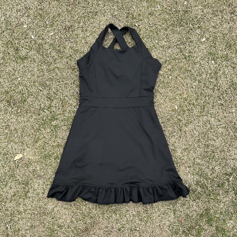 Uu-L2164 Yoga Dresses Girls Gym Clothes Skirts For Kids Active Workout Sports Tennis Dreess