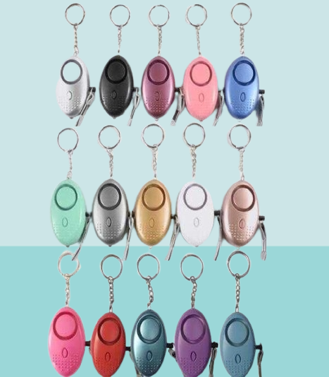 130db Egg Shape Self Defense Alarm Girl Women Security Protect Alert Personal Safety Scream Loud Keychain Alarms