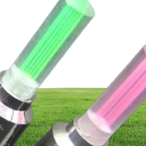 Bike Lights Car Motorcycle Neon Lights Wheel Tyre Valve Cap Flash Led Light Lamp Accessories Tire Rim Valve Wheel StemDPY3