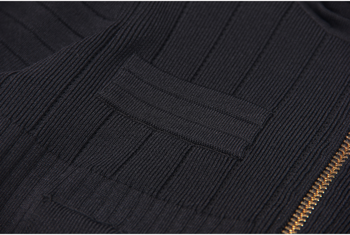 3020 2024 Runway Spring Summer Brand Same Style Sweater Long Sleeve Crew Neck Fashion Clothes Black White