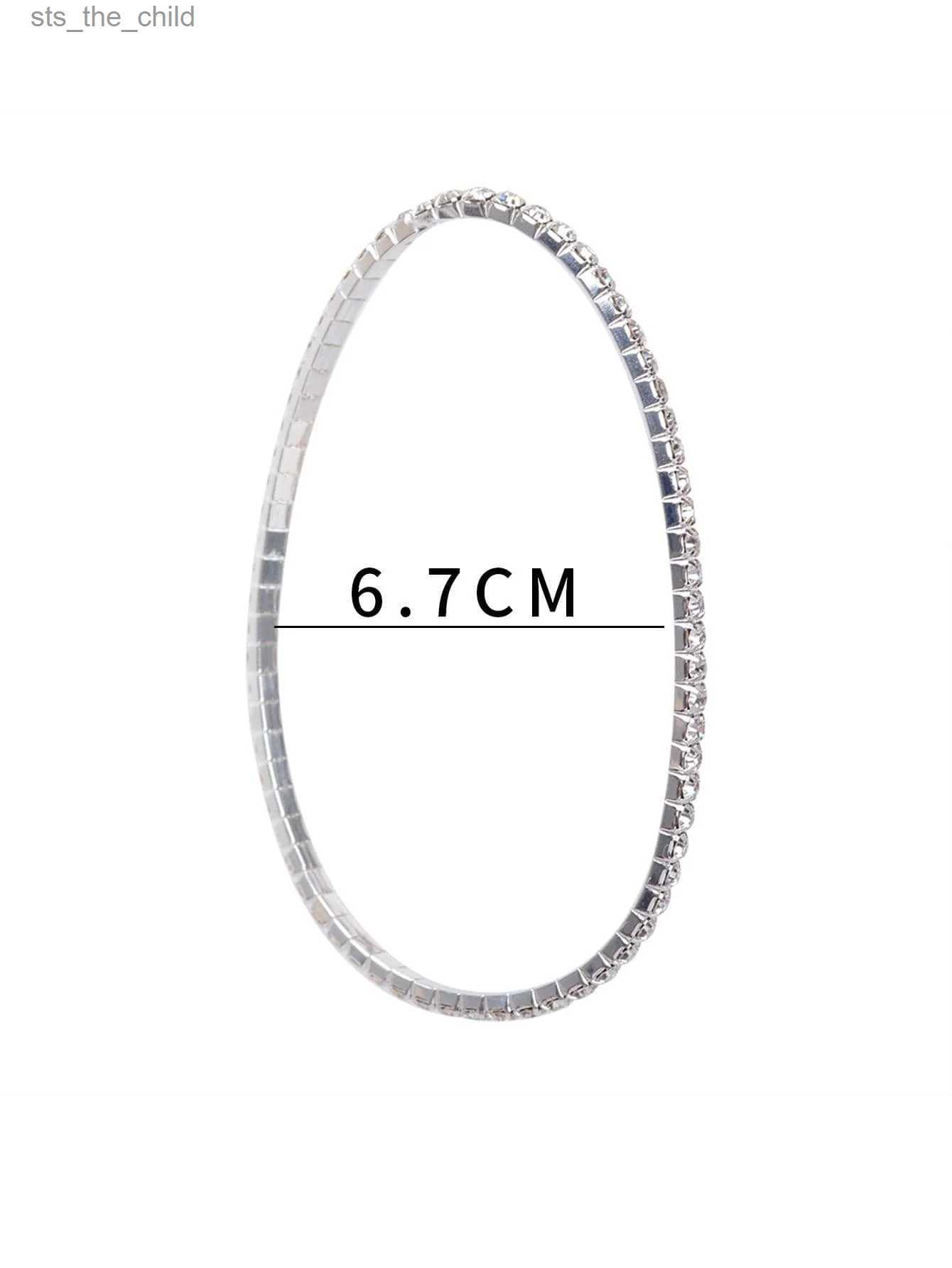 Anklets 1 piece of womens sexy transparent crystal rhinestone gold/silver colored ankle bracelet chain ankle bracelet wedding jewelryC24326