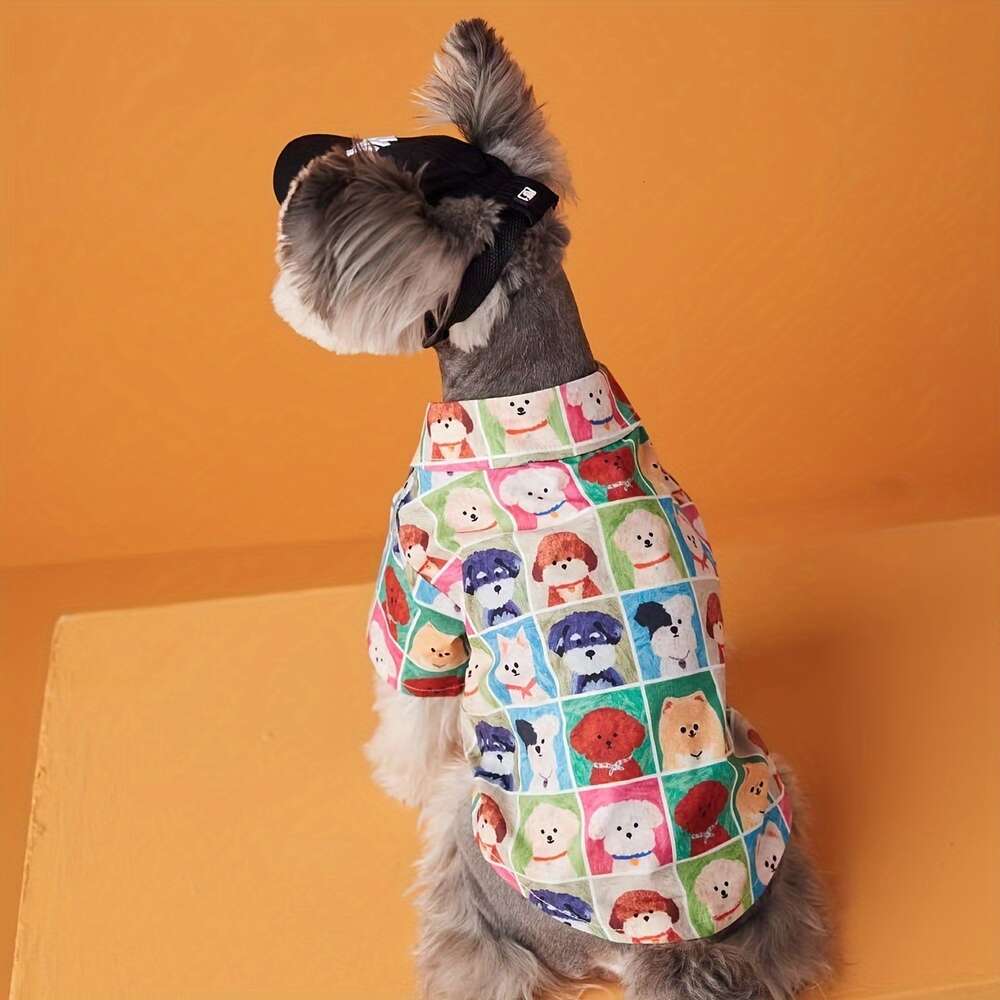 printed fashion shirt spring summer dog shirt